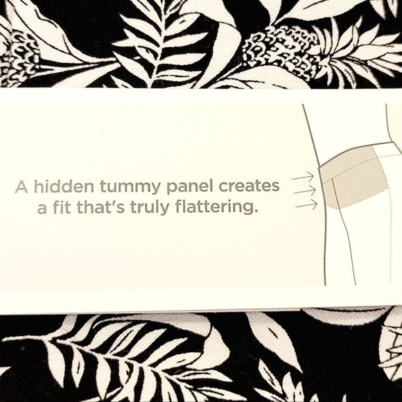 Christopher & Bank The Perfect Pant Black Pineapple Petite Cropped Pants - Picture 7 of 8